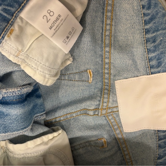 MOTHER Light Blue Ankle & Cropped Jeans - Picture 4 of 6